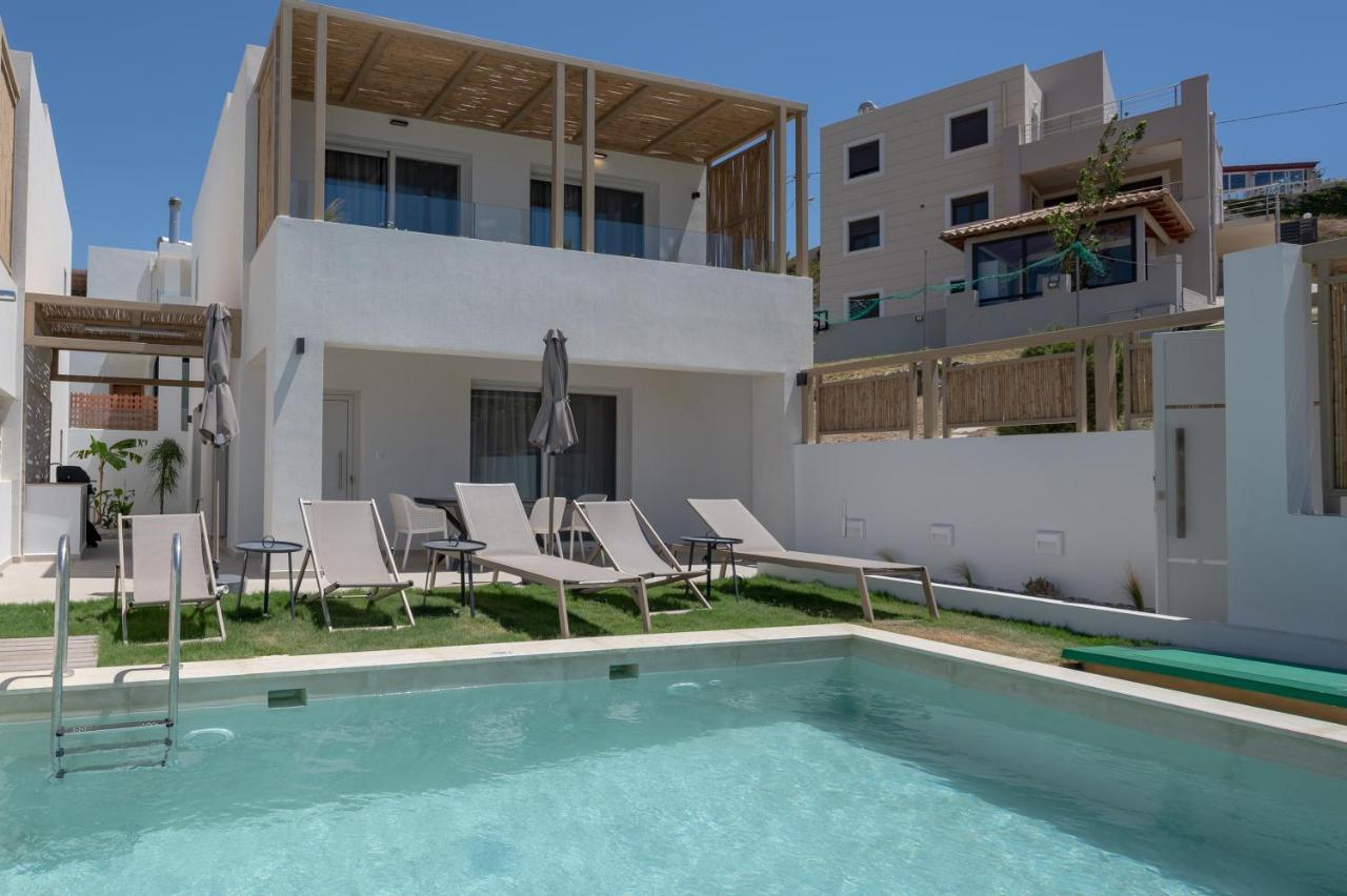 Corallia Villas Near The Beach プラキアス エクステリア 写真
