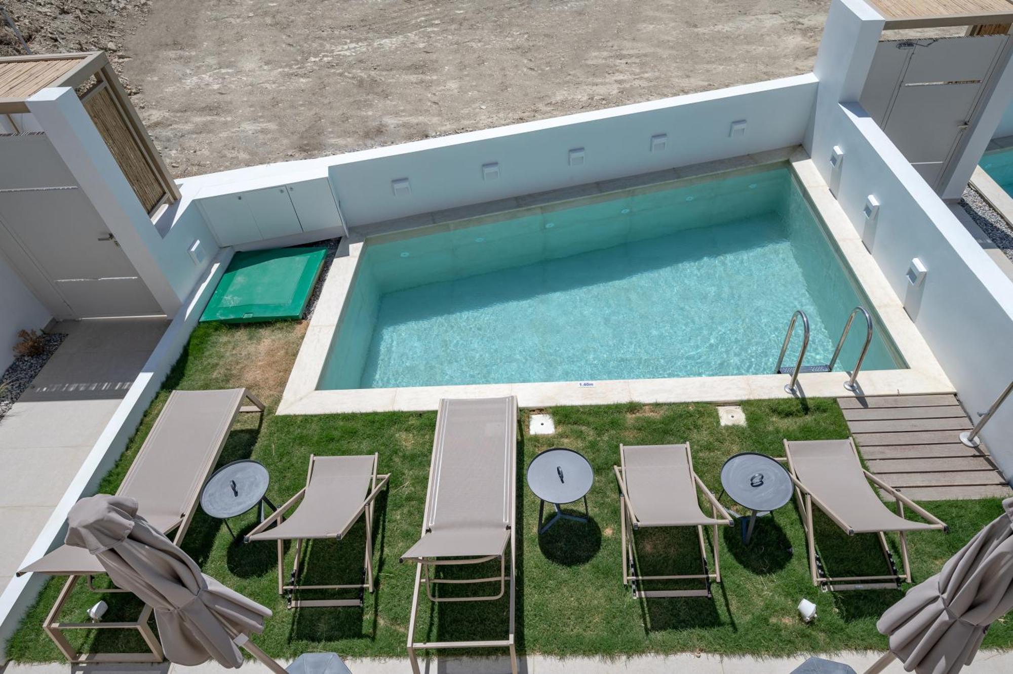 Corallia Villas Near The Beach プラキアス エクステリア 写真